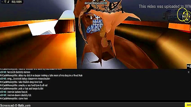 3D Cartoon Anime Chick Gets Wild in IMVU Game Adventure