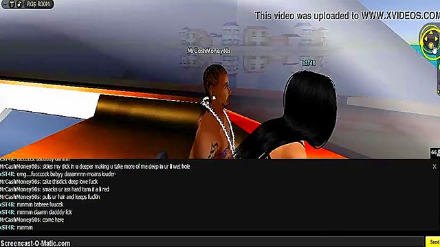 3D Cartoon Anime Chick Gets Wild in IMVU Game Adventure