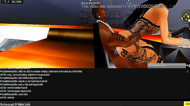 3D Cartoon Anime Chick Gets Wild in IMVU Game Adventure