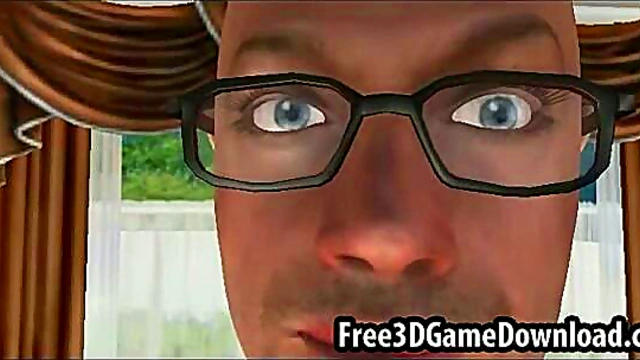 Threesome Fun With 3D Anime Babes Getting Fucked Hardcore