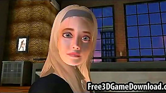 Threesome Fun With 3D Anime Babes Getting Fucked Hardcore