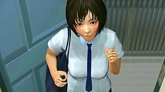 Busty Anime Hottie Gets Her Nipples Licked In Hardcore Hentai Action