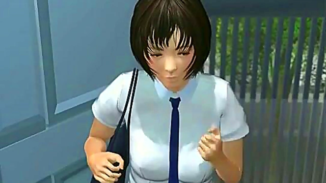 Busty Anime Hottie Gets Her Nipples Licked In Hardcore Hentai Action