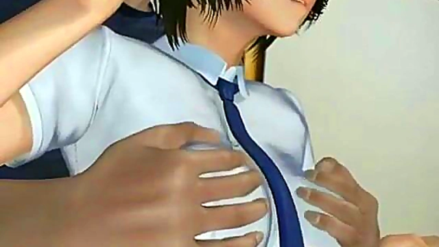 Busty Anime Hottie Gets Her Nipples Licked In Hardcore Hentai Action