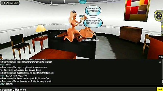 Elia Shows Off in 3D Anime Porn Game Adventure