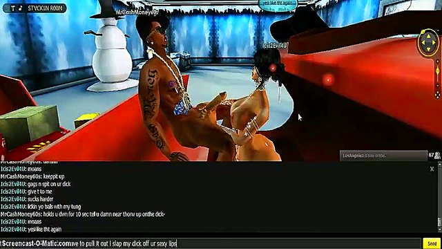 3D Cartoon Anime Chick Gets Fucked Hard In IMVU Game Session