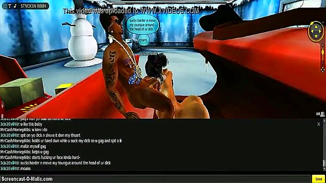 3D Cartoon Anime Chick Gets Fucked Hard In IMVU Game Session
