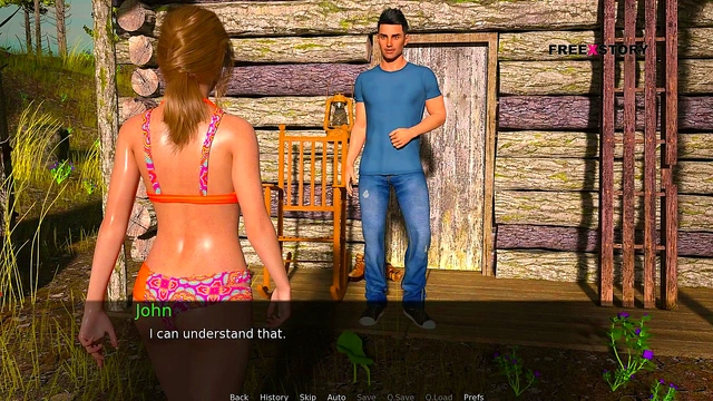 Mary Gets Fucked By John Near Pool After Shower In Dusklight Manor 3D Anime