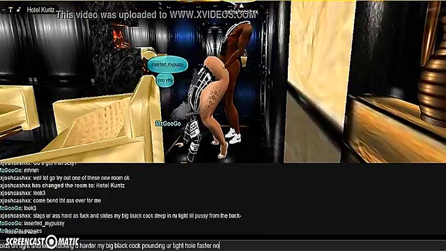 Gold Room Seduction – 3D Anime Cutie Gets Wild In Virtual Paradise