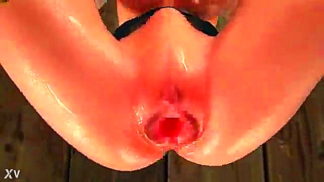 Dalmascan Knight from FFXII Stretches Her Pussy in 3D Hentai Animation