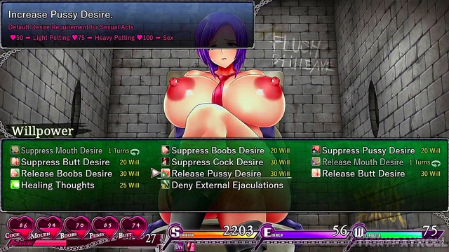 My Girlfriend and I Enjoy Hot Busty Hottie in Karryn's Prison Hentai Game