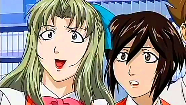 Office Seduction – Anime Babe in Lingerie Tempts Her Boss for a naughty encounter