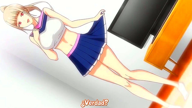 Spanish Subbed AnimeGirl Imaizumi Gives Intense Blowjob & Anal Ride