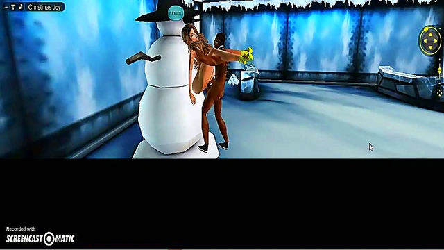 Briana X-Mas Rides 3D Anime Dick in Steamy Holiday Porn Adventure