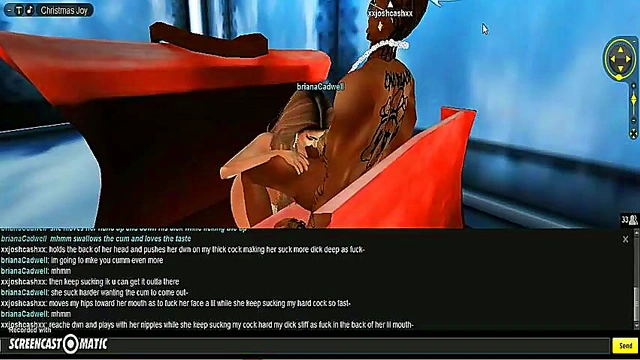 Briana X-Mas Rides 3D Anime Dick in Steamy Holiday Porn Adventure