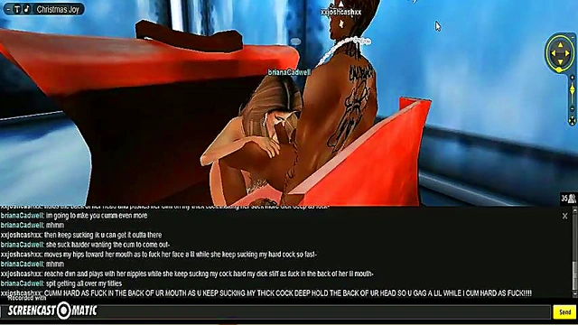 Briana X-Mas Rides 3D Anime Dick in Steamy Holiday Porn Adventure