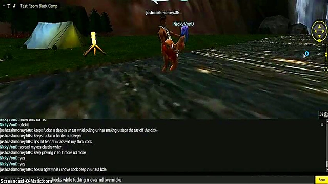 Nicky Camp's 3D Cartoon Anime Game Adventure With IMVU Seduction