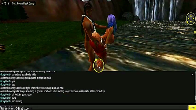 Nicky Camp's 3D Cartoon Anime Game Adventure With IMVU Seduction