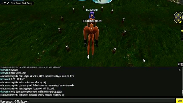 Nicky Camp's 3D Cartoon Anime Game Adventure With IMVU Seduction