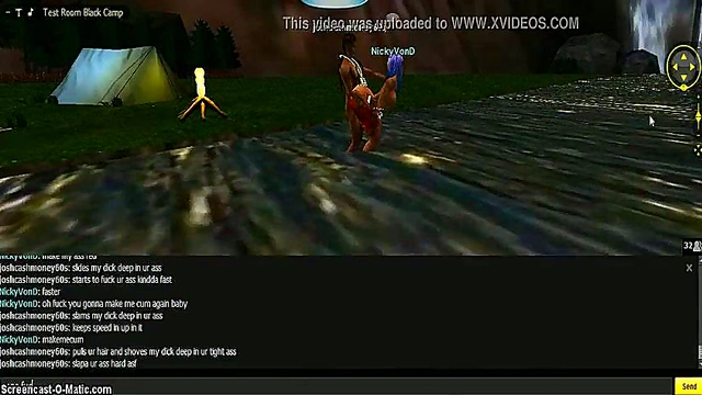 Nicky Camp's 3D Cartoon Anime Game Adventure With IMVU Seduction