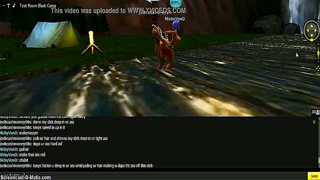 Nicky Camp's 3D Cartoon Anime Game Adventure With IMVU Seduction