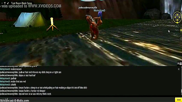 Nicky Camp's 3D Cartoon Anime Game Adventure With IMVU Seduction