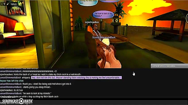 Sunset Beach Head – 3D Anime Couple Enjoy Steamy Game Session On IMVU