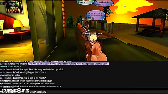 Sunset Beach Head – 3D Anime Couple Enjoy Steamy Game Session On IMVU