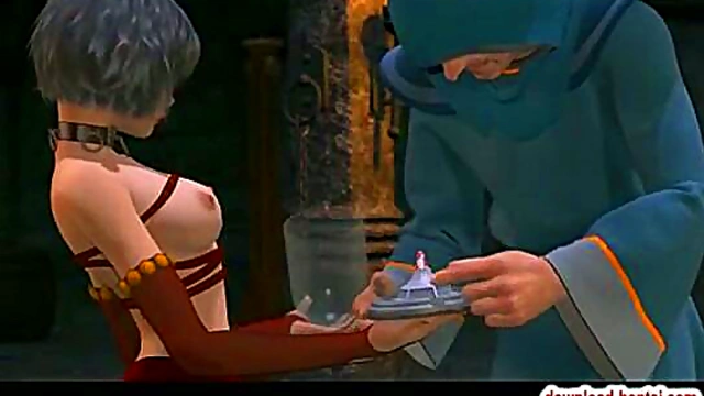 Innocent Anime Girl Loses Virginity in Hardcore Bondage Scene