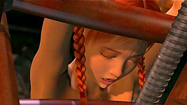 Innocent Anime Girl Loses Virginity in Hardcore Bondage Scene