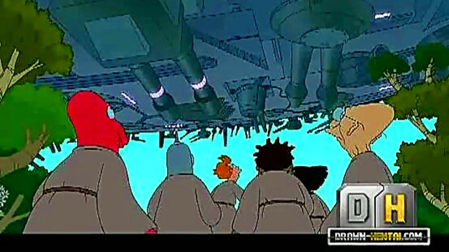 Leela & Zapp’s Futurama Adventure – Outdoor Blowjob & Anal Fucking Creampie