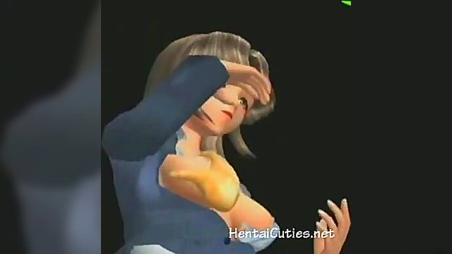 Busty Anime Chick Gets Fingered Hard For Hardcore Orgasm Bliss