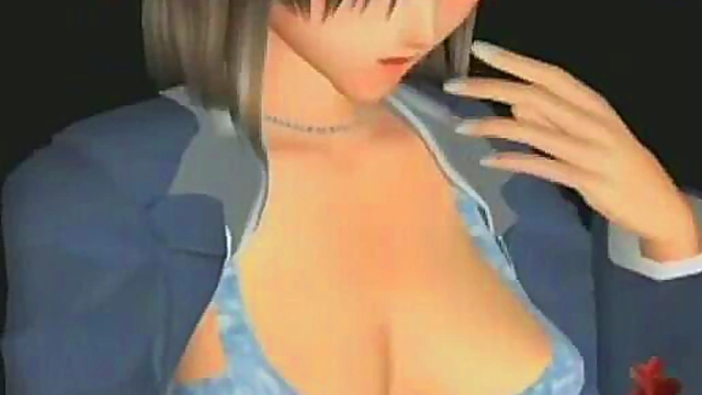 Busty Anime Chick Gets Fingered Hard For Hardcore Orgasm Bliss