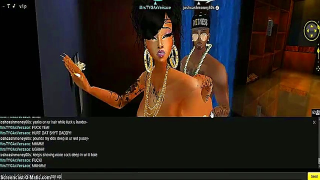 Tyga's 3D Anime Shower Romance – Game IMVU Style Porn Adventure