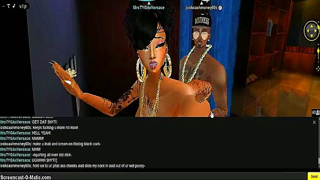 Tyga's 3D Anime Shower Romance – Game IMVU Style Porn Adventure