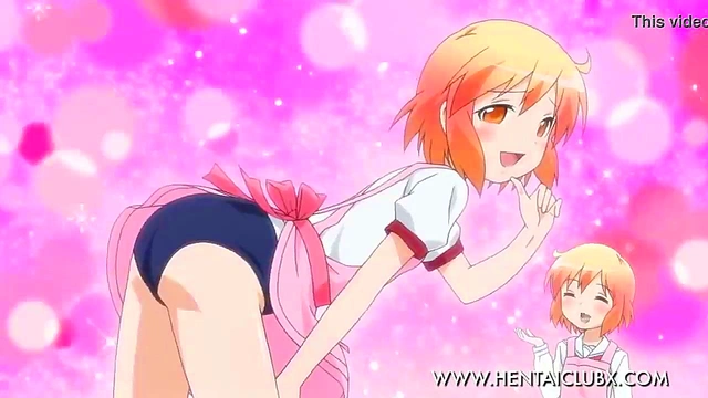 Sexy Anime Babe Serves Up Hot Fan Service Action