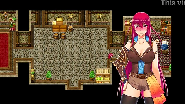 Makina & Kiara Seduce Each Other in Steamy Hentai Game Scene