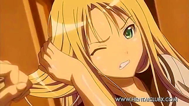 Sexy Anime Girls Pleasure Lecherous Student in Naughty Cosplay Scenes