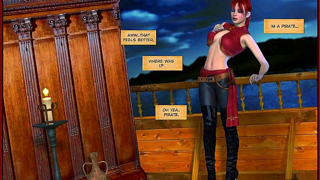 Red Hand Jill – Teen Lesbian Anime Babes Get Hardcore In 3D Cartoon Action