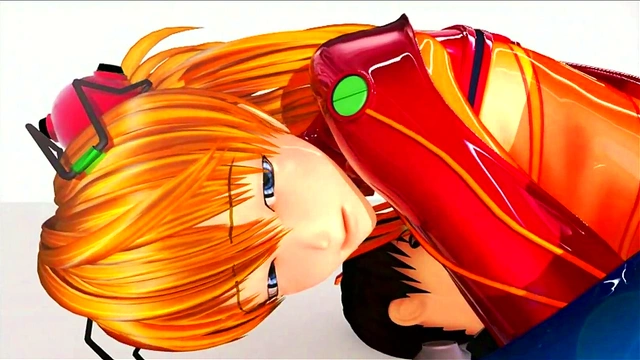 3D Evangelion Hentai – AkayatsuR Teases With Hardcore Anime Sex
