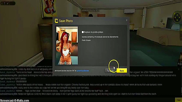 3D Hentai Game Porn – IMVU Couple Enjoy Intense Hotel Room Action