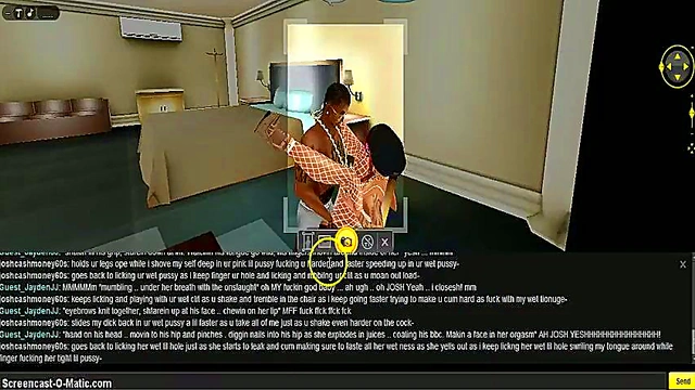 3D Hentai Game Porn – IMVU Couple Enjoy Intense Hotel Room Action
