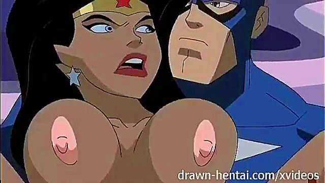 Hentai Superhero Showdown – Wonder Woman & Captain America Drawn Desire