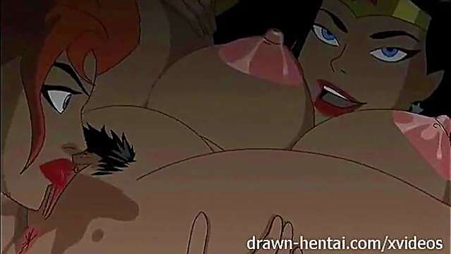 Hentai Superhero Showdown – Wonder Woman & Captain America Drawn Desire