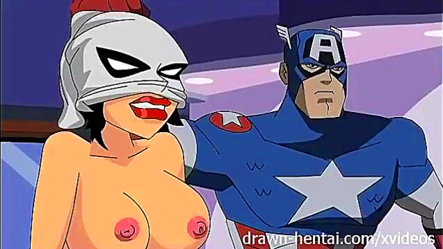 Hentai Superhero Showdown – Wonder Woman & Captain America Drawn Desire
