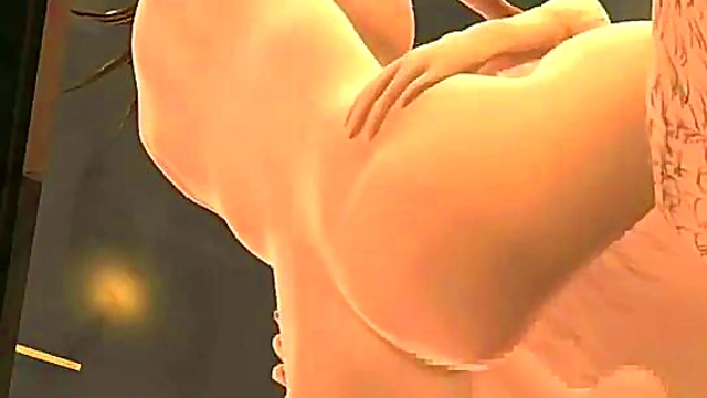 Busty Hentai Slut Rides Hairy Guy's Dick For Hardcore Anime Action