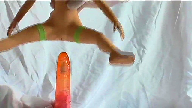Tiny Anime Doll Fucks Dildo Solo For Sexy Spit Tit Action Fantasy Fun