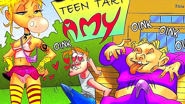 Sexy Cartoon TeensFuck With Hot Pussy Licking & Blowjob Action
