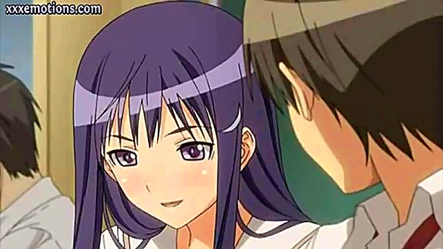 Sexy Anime Brunette Gives Intense Stocking Footjob For Hot Release