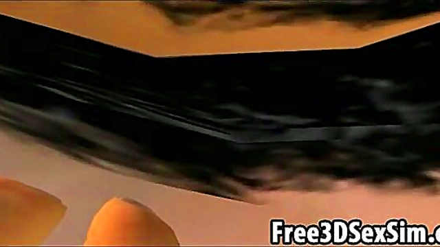 Tasty 3D Brunette Gets Fucked Hardcore Outdoors On A Boat